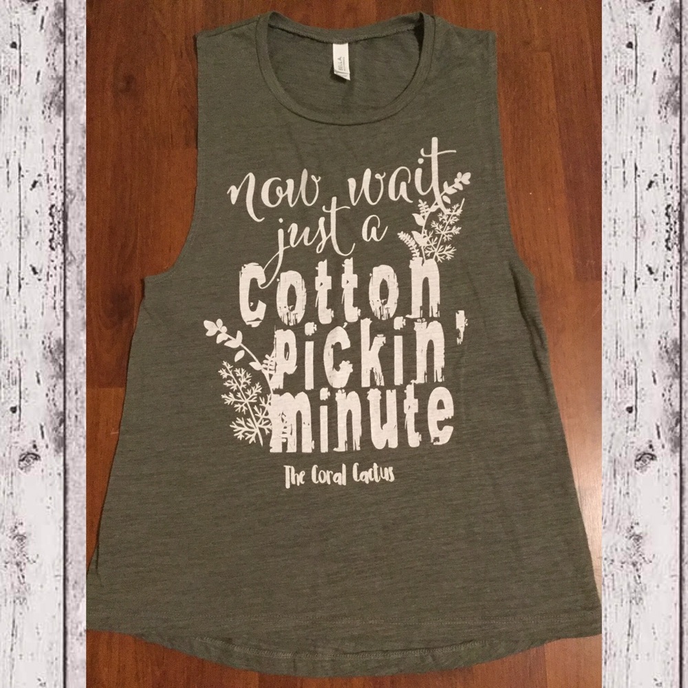 BELLA CANVAS Now Wait Just a Cotton Pickin Minute